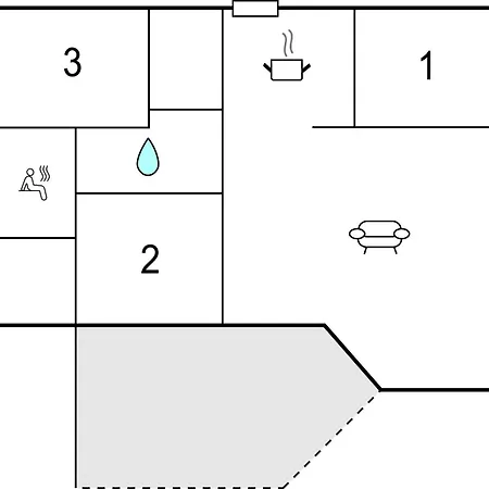 בית נופש Abendrot 3 - Dorf 3 *
